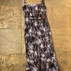 ASOS snake skin party dress